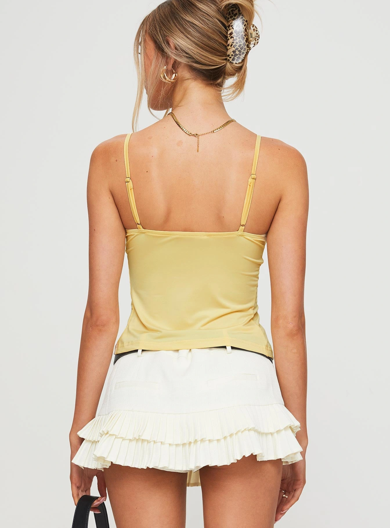 Marcio Blonde Gul Blonder Top: Solskinsgul Elegance til Sommerdage!